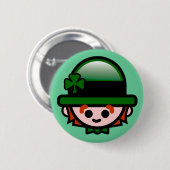 Happy St. Patrick's Button (Voorkant /achterkant)