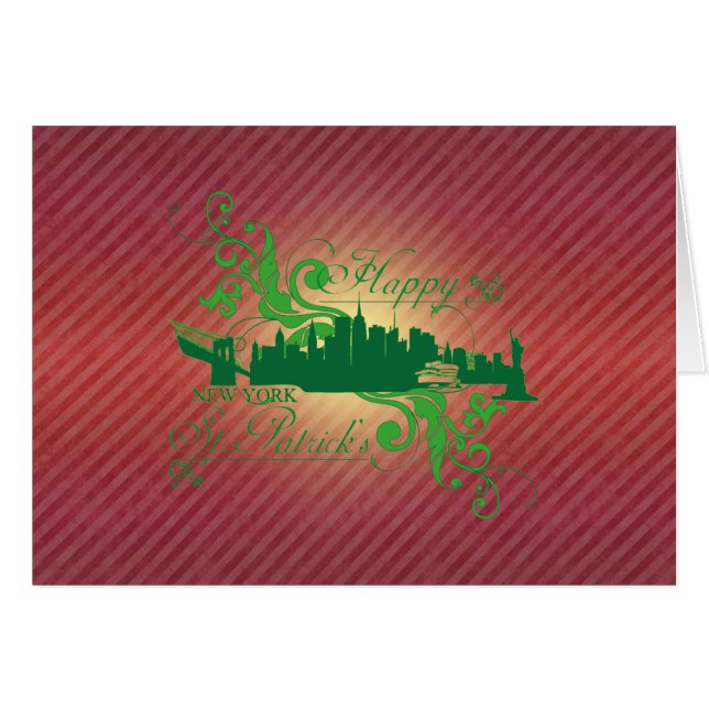 HAPPY ST.PATRICKS - Carte de voeux (Devant horizontal)