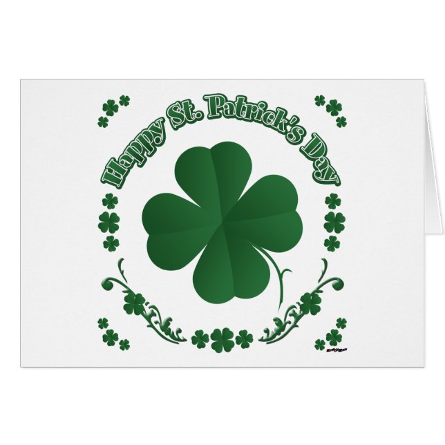 Happy St. Patrick's Day (Voorkant Horizontaal)