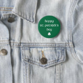 Happy St Patrick's Day Badge Ronde Button 5,7 Cm (In situ)