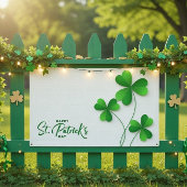 Happy St. Patrick's Day Banner