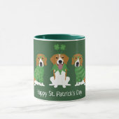 Happy St Patricks Day Beagle Dogs Mok (Midden)