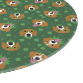 Happy St Patricks Day Beagle Dogs Snijplank (Hoek)