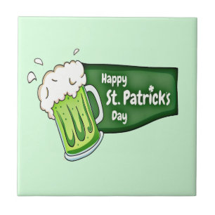 Happy St. Patricks Day Beer Tegeltje