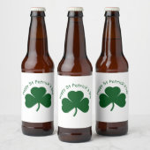 Happy St Patrick's Day Bier Etiket (Flessen)