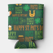 Happy St. Patrick's Day Blikjeskoeler (Voorkant)