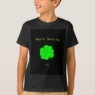 Happy St. Patrick's Day Boys Zwart Basic T-Shirt