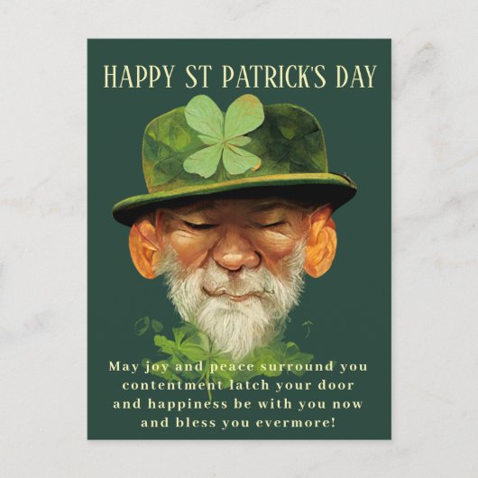 Happy St. Patricks Day Briefkaart (Voorkant)