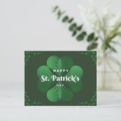 Happy St.Patrick's Day Briefkaart (Staand voorkant)