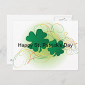 Happy St. Patrick's Day Briefkaart (Voorkant / Achterkant)
