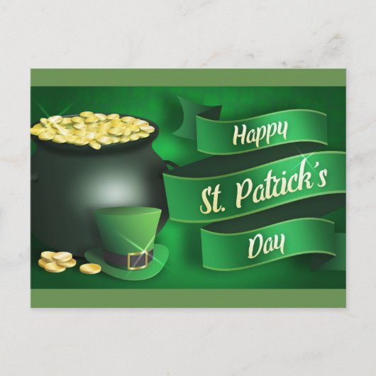 Happy St.Patrick's Day Briefkaart (Voorkant)