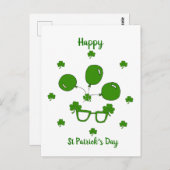 Happy St Patrick's Day Briefkaart (Voorkant / Achterkant)