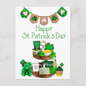 Happy St. Patrick's Day Briefkaart (Voorkant)