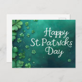 Happy St. Patrick's Day Briefkaart (Voorkant / Achterkant)