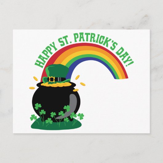 Happy St. Patricks Day Briefkaart (Voorkant)
