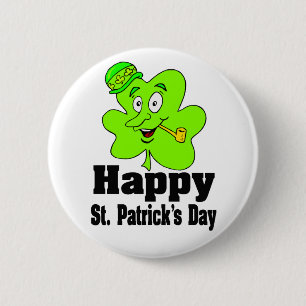 Happy St. Patrick's Day Button