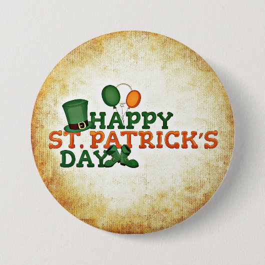 Happy St. Patrick's Day Button (Voorkant)