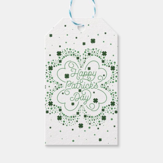 Happy St. Patrick's Day / Cadeau Label Cadeaulabel (Voorkant)