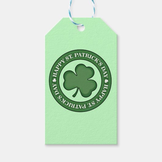 Happy St. Patricks Day Cadeaulabel (Voorkant)