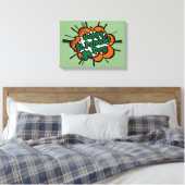 Happy St. Patrick's Day Canvas Afdruk (Insitu (Slaapkamer))