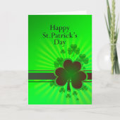 Happy St Patrick's day card Kaart (Voorkant)