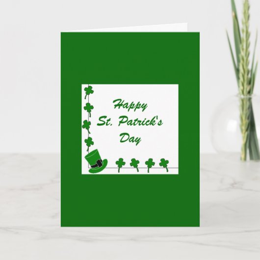 Happy St. Patrick's Day Card Kaart (Voorkant)