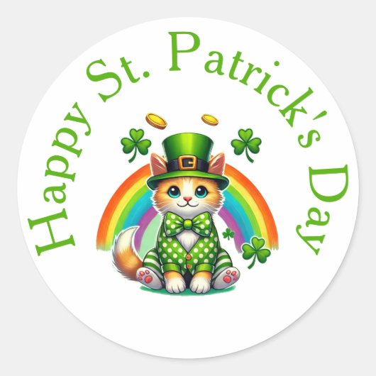 Happy St. Patrick's Day Chat Stickers - Leprechaun (Devant)