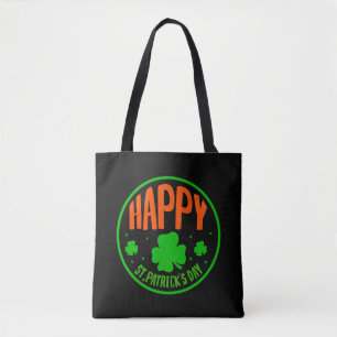 Happy St. Patrick's Day Circle Design-63501 Draagtas
