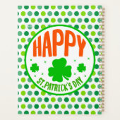 Happy St. Patrick's Day Circle Design-63501 Planner (Achterkant)