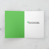 Happy St Patrick's Day Custom Name Leprechaun Feestdagen Kaart (Binnen)