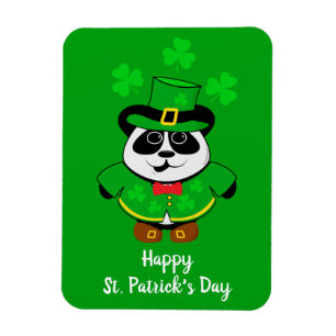 Happy St Patricks Day Cute Animal Magneet