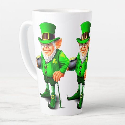 HAPPY ST.PATRICK'S DAY CUTE LEPRECHAUN LATTE MOK (Linkerhoek)