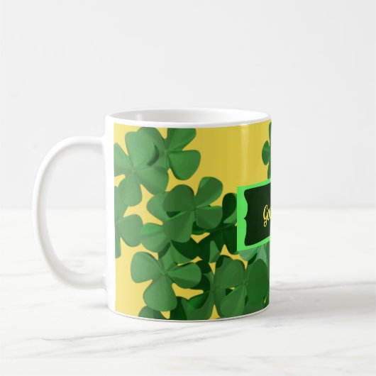 Happy St Patrick's Day en Good Luck Koffiemok (Links)