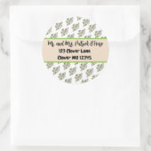 Happy St. Patrick's Day Envelope Seal Ronde Sticker (Tas)