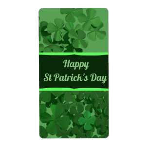 Happy St Patrick's Day Etiket