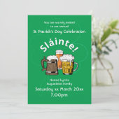HAPPY ST PATRICK's DAY Event Viering Kaart (Staand voorkant)