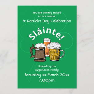 HAPPY ST PATRICK's DAY Event Viering Kaart