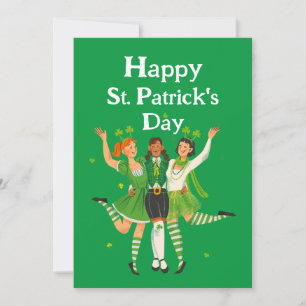 Happy St. Patrick's Day Feestdagenkaart