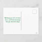 Happy St. Patrick's Day Feestdagenkaart (Achterkant)