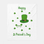 Happy St Patrick's Day Fleece Deken (Voorkant)