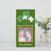 Happy St. Patrick's Day Fotokaarten (Staand voorkant)