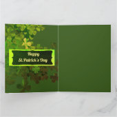Happy St.Patrick's Day, gepersonaliseerd Kaart (Binnen)