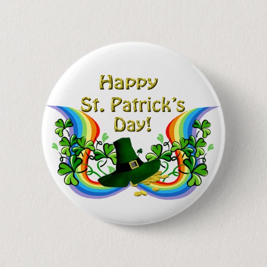 Happy St. Patrick's Day Gift Ronde Button 5,7 Cm (Voorkant)