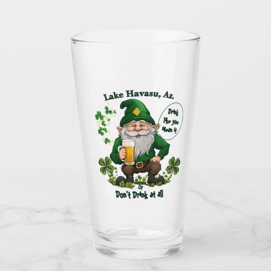 Happy St. Patrick's Day Glas (Voorkant)