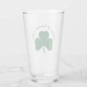 Happy St Patrick's Day Glas (Achterkant)