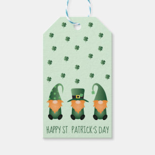 Happy St Patricks Day Gnome Pattern Cadeaulabel