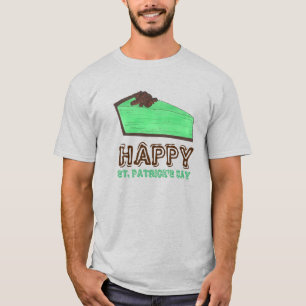 Happy St. Patrick's Day Green Grasshopper Pie T-shirt