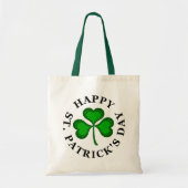 HAPPY ST. PATRICK'S DAY Green Shamrock Tote Bag (Voorkant)