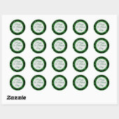 Happy St Patrick's Day Green Stickers noir (Feuille)