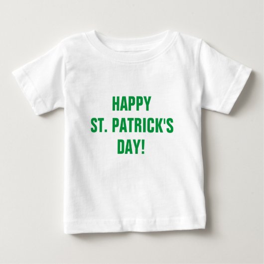 Happy St Patricks Day Groene Typografie (Voorkant)